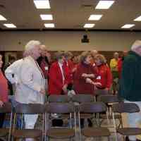          100_0038.jpg 981KB; Sylvia Randolph's birthday recognized at Nov. 2005 SDHS meeting and SHS High School.
   