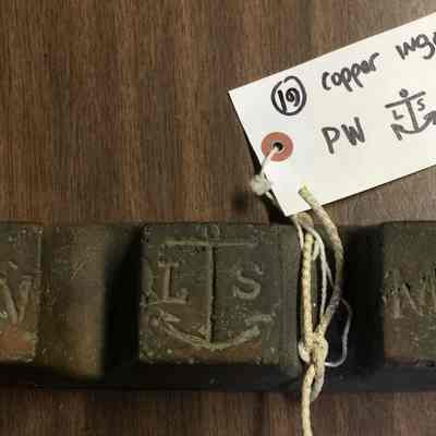 Pewabic copper ingots