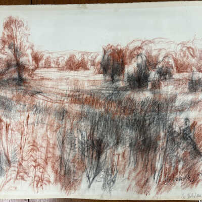Crayon drawing