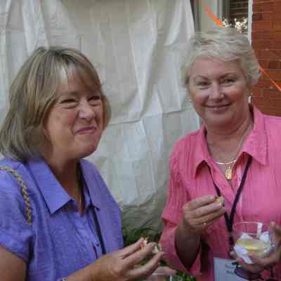 Jean Lawrence and Pat Birkes