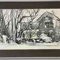 Winter Farmhouse by Hague