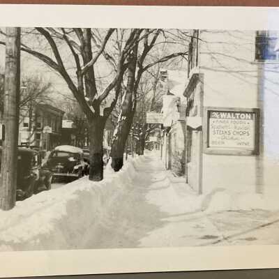 Saugatuck in snow