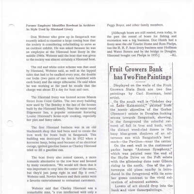 SDHS newsletter article about the rowboat: text is below in the notes section