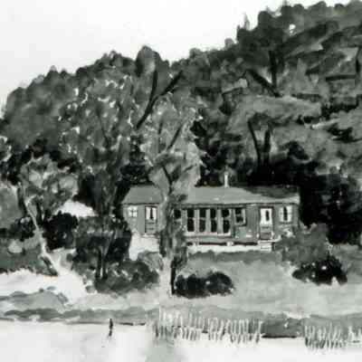 WestWatercolor.jpg 621KB: Watercolor painting of West cottage