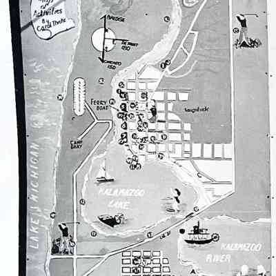 enlargement of the map area of the sign