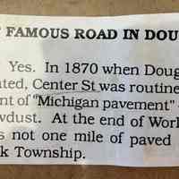          label on the back of the frame
   