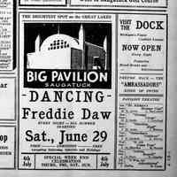          Advertisement from Commercial Record, June 28, 1940. No ads for the Pavilion appear in 1941 or 1942.
   