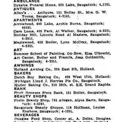 Chamber member directory c1952