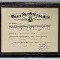 Wark Graduation Certificate for Teaching in the Michigan Public Schools