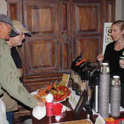 Coffee break at the Metternich Lodge: Photo by Charlie Terry