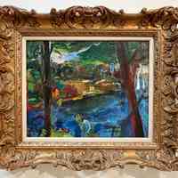 View of Saugatuck Harbor from Ox-Bow by Chapin