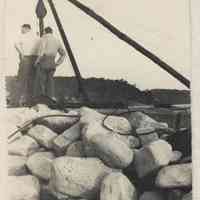          ES1-0004RaisingTheGotham.JPG 126KB; Gotham sank Dec. 11, 1943 and was raised the spring of 1944.
   