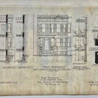 Flat Building/To Be Erected For/Mr. Adolph H. Sundene