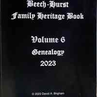          Front cover of Beech-Hurst Family Heritage Book Vol.6 2023
   