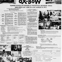          Oxbow_1974_Brochure.jpg 2.4MB; Don Bonham, George Buehr, Sara Canright, John Fernie, Ed Flood, Harold Gregor, Ken Holder, Aris Koutroulis, Dennis McWilliams, John Stroghers, Michael Zilka
   
