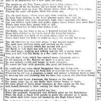          cr1930060604NowAndThen-Poem-2.jpg; References Charles Shriver, Henry Schriver, Schriver's Bend, Riverside Hotel, Singapore, Singapore Bank, Wildcat Banks, William Butler, Captain Phelps of Butler Hotel, Stephen Morrison, Judson, digging the new harbor, Fishtown, Mt. Baldhead,stairs and observatory, Jay Myers the ferryman, the steamships North American and South American, steamers Saugatuck and Holland, Oak Openings, the Big Pavilion and Elmer Weed, shipbuilders Martell, Elliott, Bird and Roger, Sawmills, Bird Center, Maplewood Hotel, the Centennial. Penned by Gertrude S. Parkinson Hazen
   