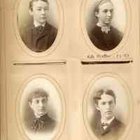 F.B. Wallin Album High School c1882