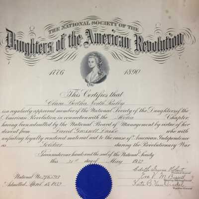 Certificate of Membership