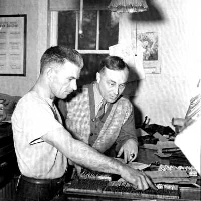 Newspaper production