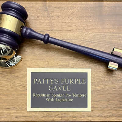 Patty's Purple Gavel