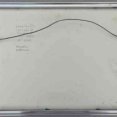 Jane Van Dis, 722 Lake St., Saugatuck, MI 49453, 857-4263, "Keewatin" watercolor