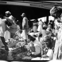          ladies at a market
   