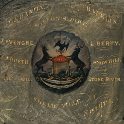 Fourth Cavalry flag final.jpg 961MB: Permission required to reproduce this image. See the paperwork in box 108 SDHC Exhibits