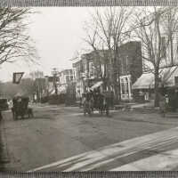 Butler Street with flags