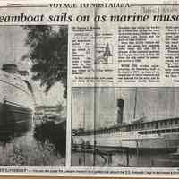 Steamboat Sails on as Marine Museum