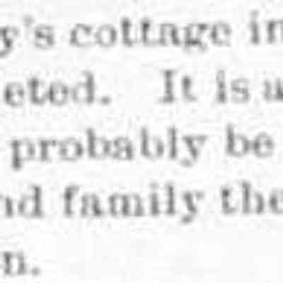 cr1906091403OEMoodyCottageAlmostComplete.jpg: O.E. Moody cottage 1906
