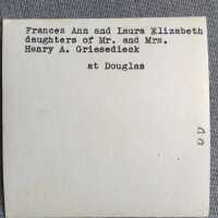          Frances Ann and Laura Elizabeth Griesedieck picture number 2
   