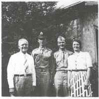          Mather-14-DanWFamily.JPG 415KB; Dan W. Mather with his two sons in WWII service uniforms and spouse Lillian.
   