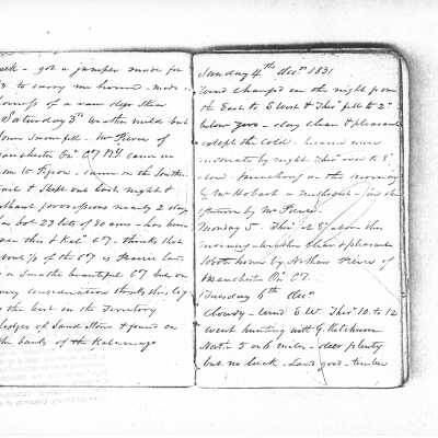 scan of original diary of Oshea Wilder: part 15 of 22