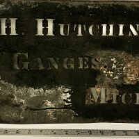 H.H. Hutchins stencil