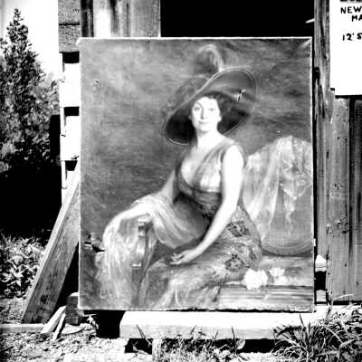 Painting and Carl Bird Boat Shop