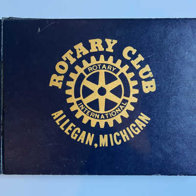cover Rotary Club Allegan, Michigan