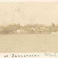          010.Waterfront.Saug1905.jpg 69KB; A river view of Saugatuck, Mich, Aug. 12, 1906
   