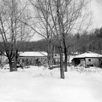 336FishShacks in winter