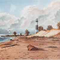          Lighthouse on Sand by Bert N. Petri for signature comparison.
   