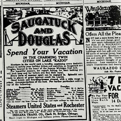 Steamer Service Advertisements