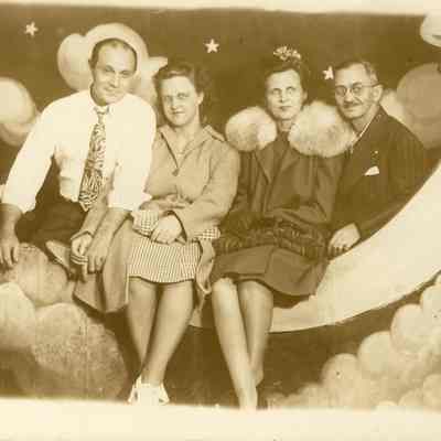 MF-0018.jpg: Family sitting on the moon photo