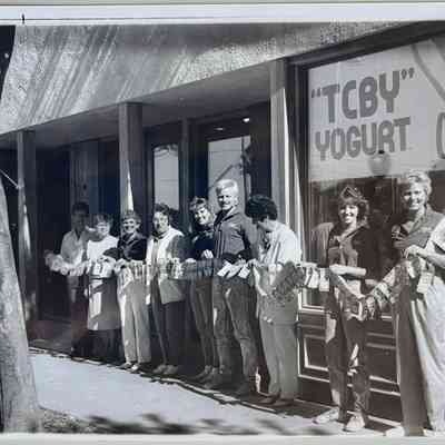 TCBY Yogurt Ribbon Cutting