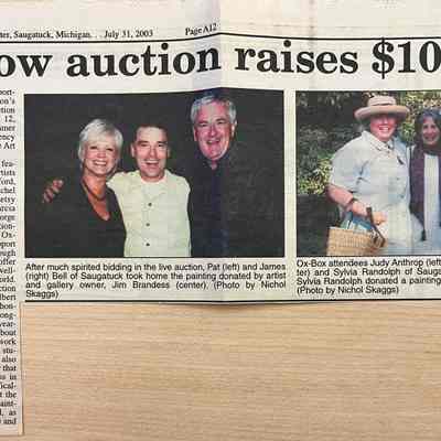 Ox-Bow Auction Raises $100,000