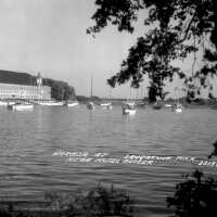 Big Pavilion and sailboats c.1940