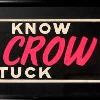          The Crow bumper sticker
   