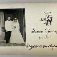 Bylaska-Barr wedding photo card