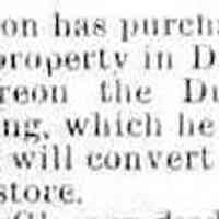          cr1890053001JohnDickeyInDouglas.jpg; John Wilson Dickey property in Douglas Durham warehouse drug store
   