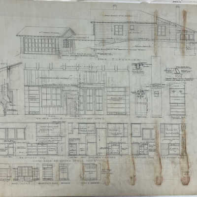 Rear elevation and details (Mc Lean)