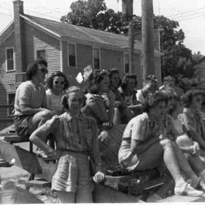 The crowd filled stands 1940.jpg