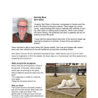          Sunning Bear/Gert Olsen.pdf; Located at Wicks Park in Saugatuck
   